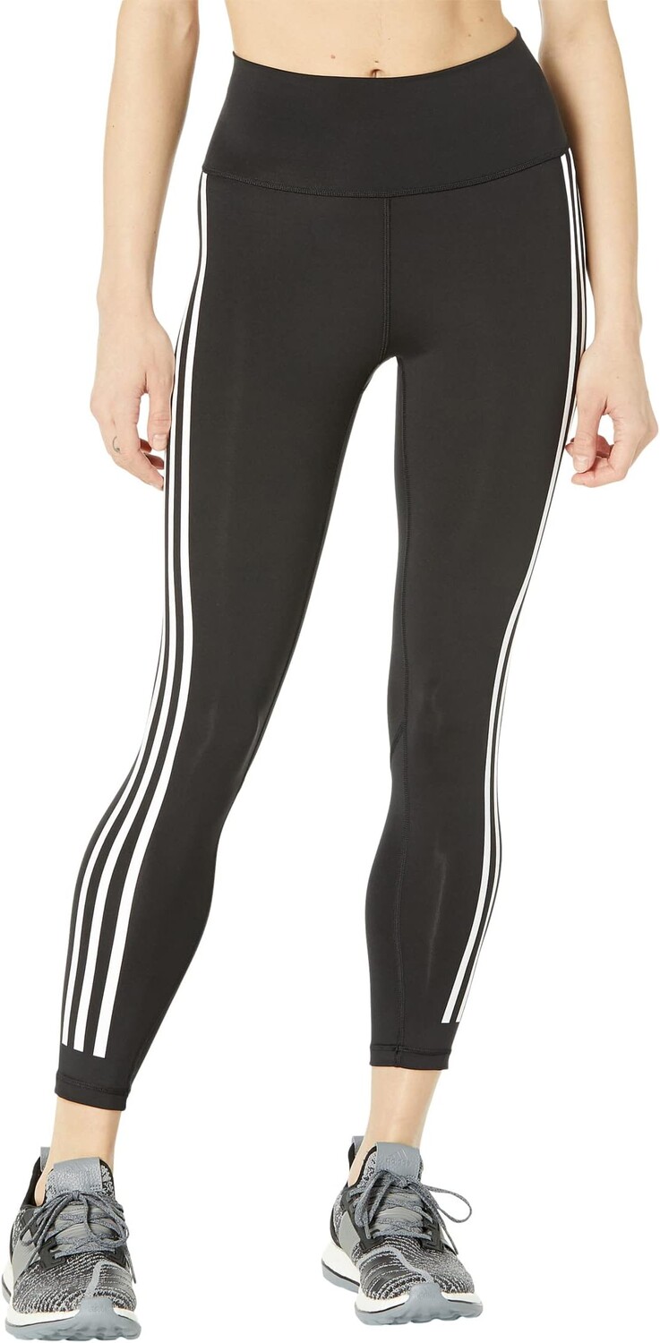 

Брюки Versatility Training Icon 3-Stripes 7/8 Tights adidas, черный