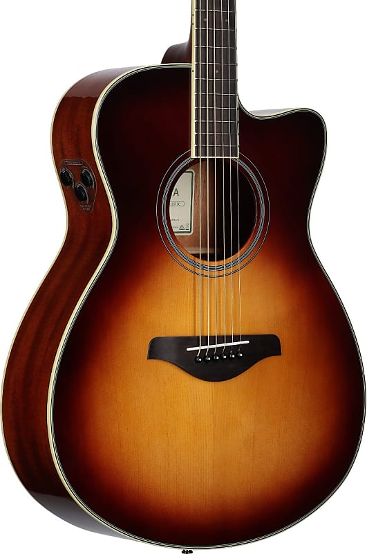 цена Акустическая гитара Yamaha FSC-TA BS TransAcoustic Concert Acoustic-Electric Guitar - Brown Sunburst