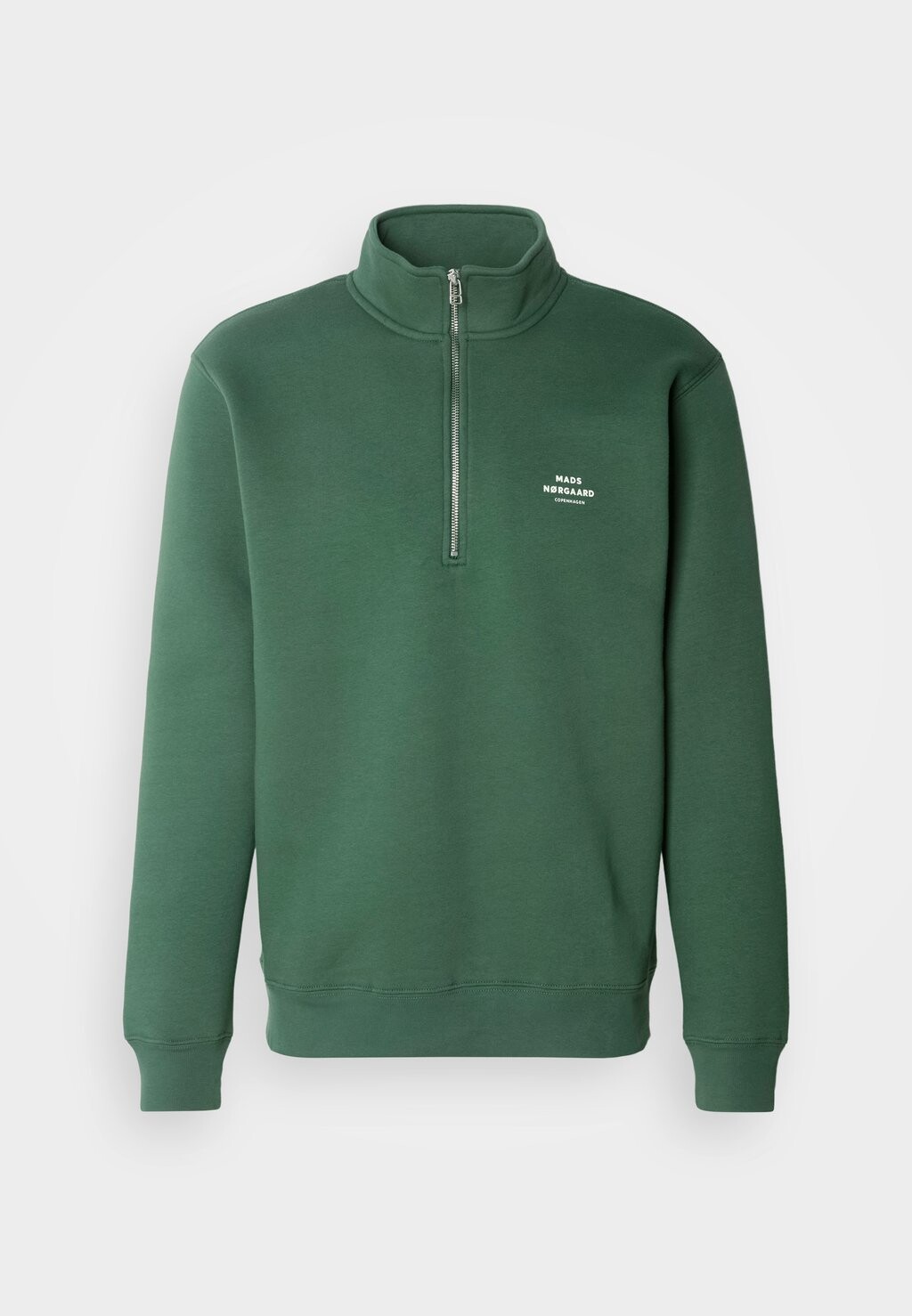 

Толстовка STANDARD HALF ZIP LOGO Mads Nørgaard, зеленый