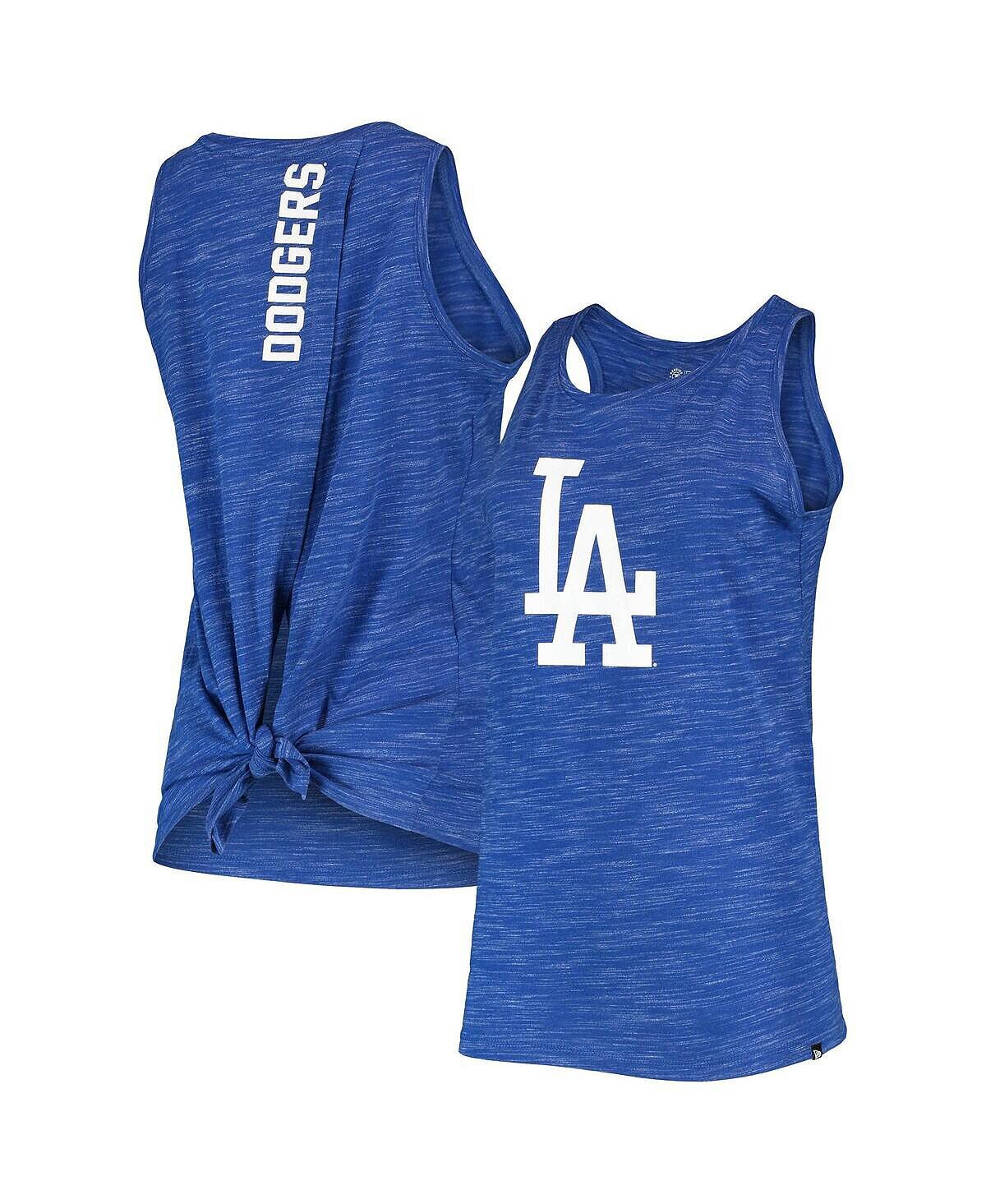 

Женская майка Royal Los Angeles Dodgers Space Dye с узлом на спине New Era