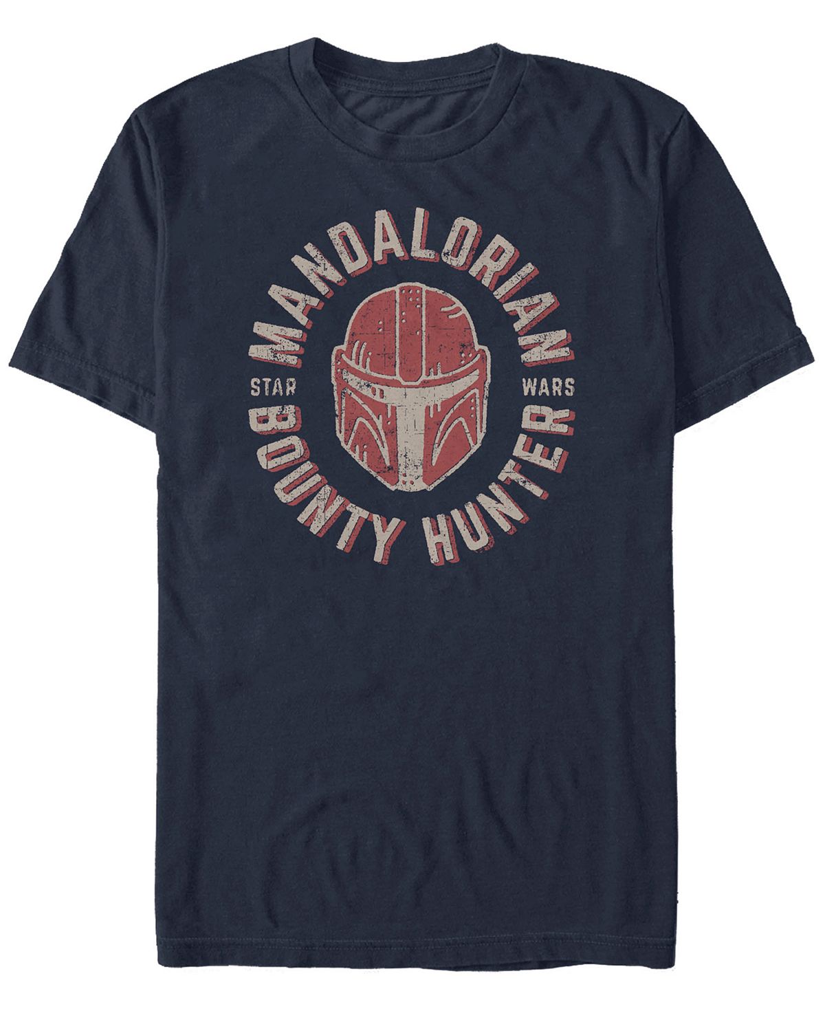 Мужская футболка с короткими рукавами и штампом «Звездные войны: Мандалорский шлем» Fifth Sun