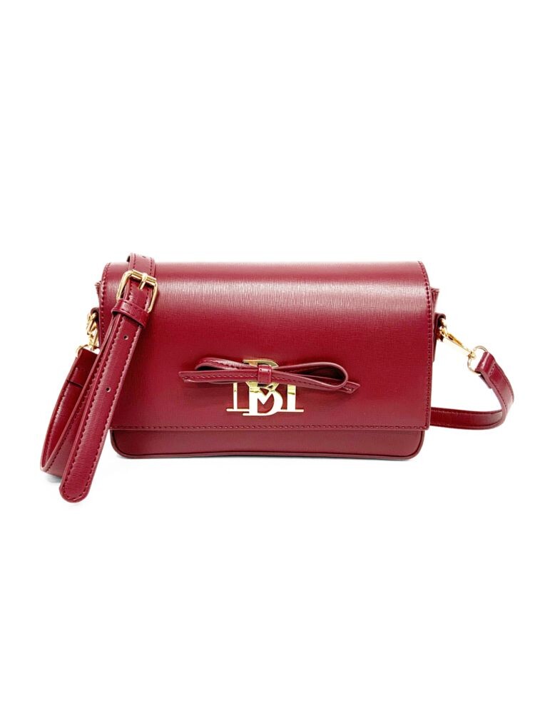 

Маленькая прямоугольная сумка через плечо Badgley Mischka, цвет Wine