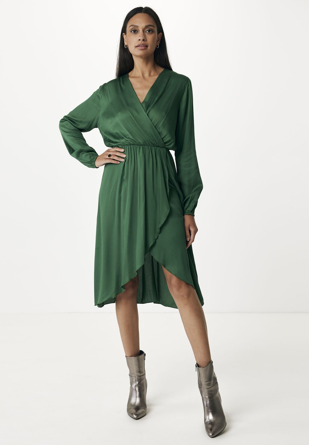 

Летнее платье Wrap Look Mexx, цвет dark green