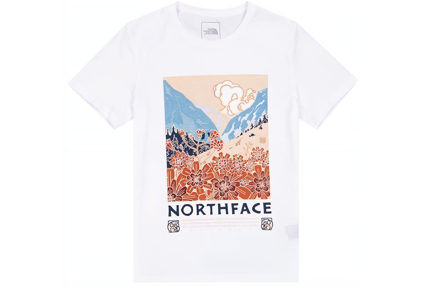 

Футболка женская белая The North Face