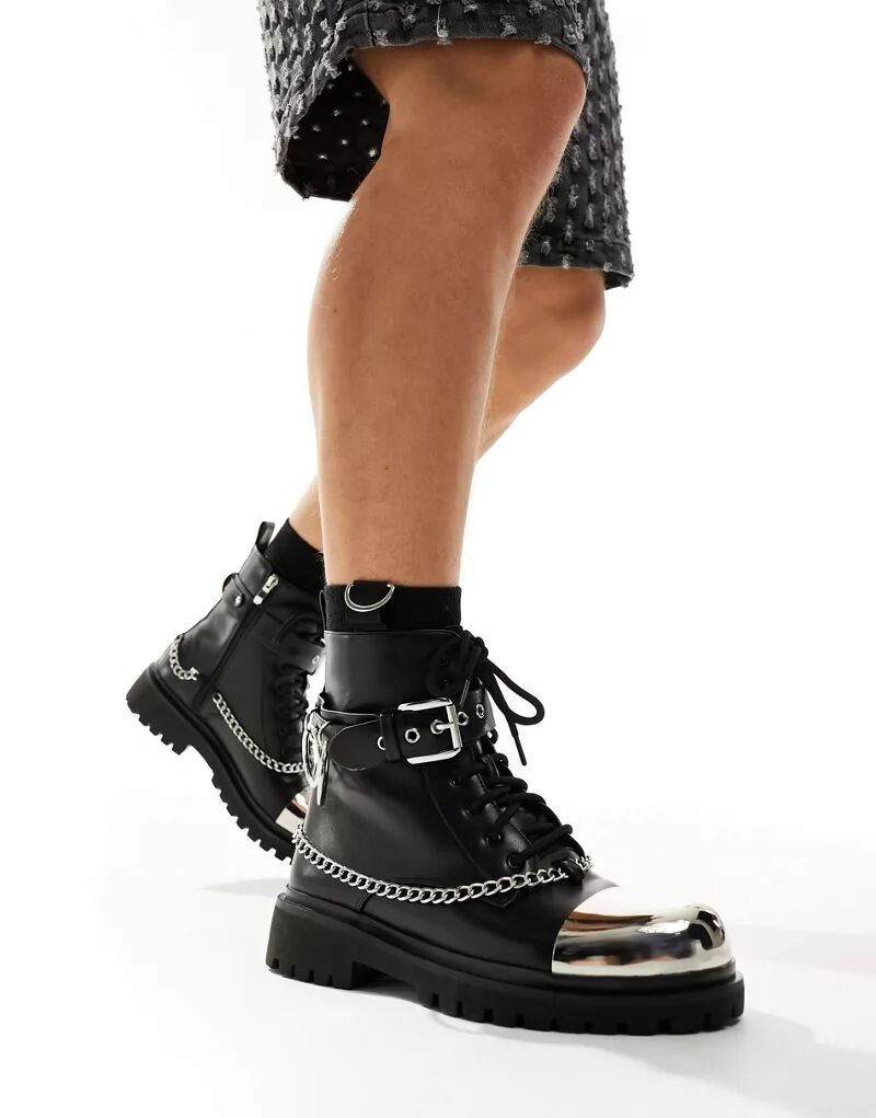 Черные мужские ботинки с фурнитурой KOI Noble Elite Koi Footwear