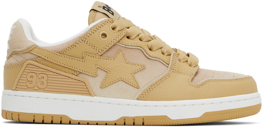 

Бежевые кроссовки Sk8 Sta #4 Bape, цвет Beige