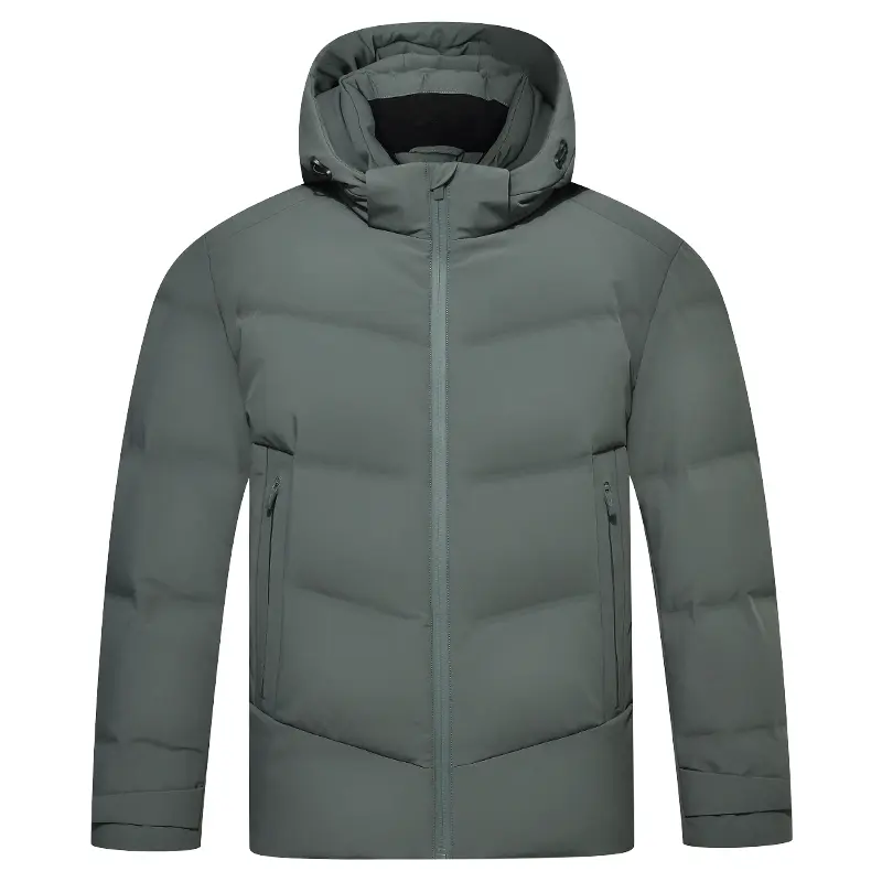 

Пуховик серии ESSENTIAL унисекс Mizuno, цвет Grey stone blue