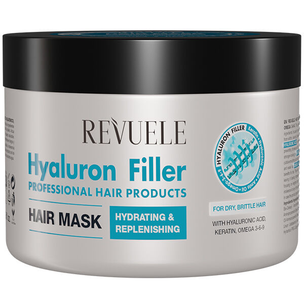 маска для волос point маска для волос питательная с гиалуроновой кислотой Маска для волос Revuele Hyaluron Filler, 500 мл