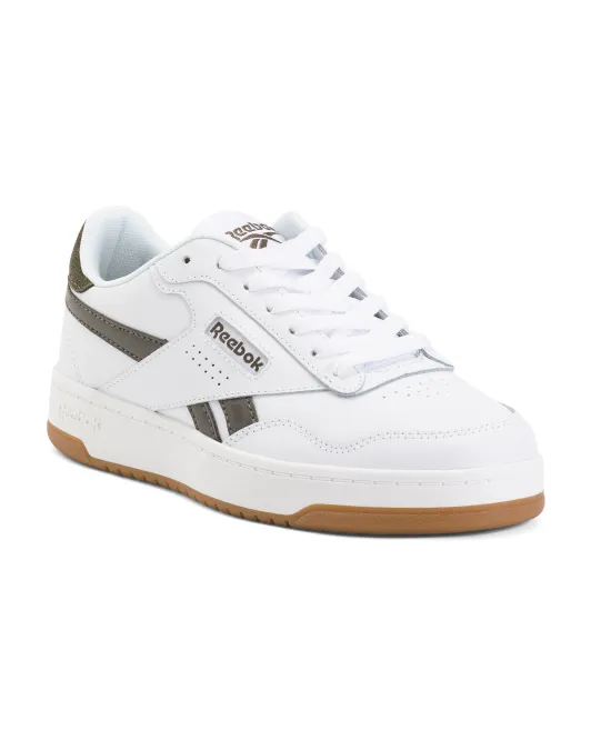 

Кожаные двойные кроссовки High Lifestyle Reebok, белый/зеленый/черный