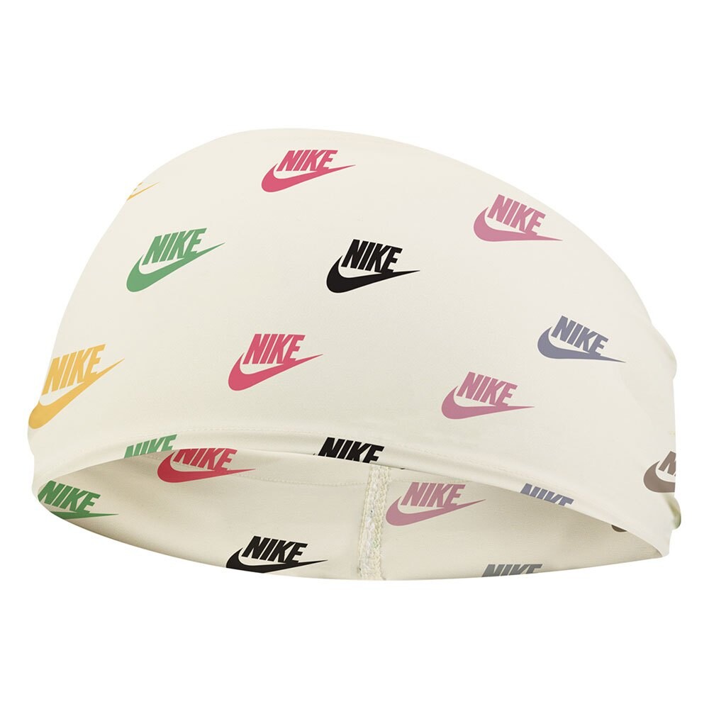 

Повязка на голову Nike Wide Graphic Printed, бежевый