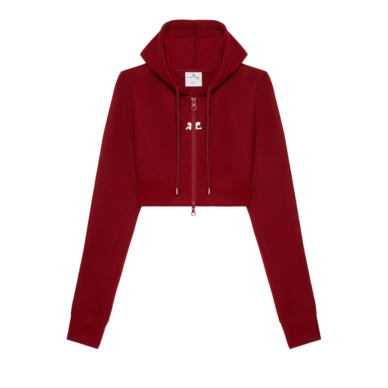 

Спортивный костюм Courrèges Укороченная куртка интерлок, красный