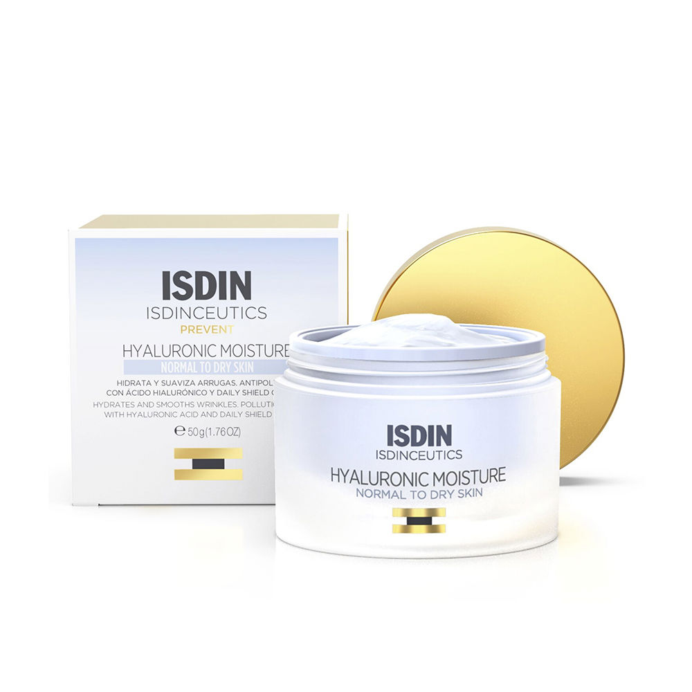 цена Крем против морщин Isdinceutics hyaluronic moisture normal to dry skin Isdin, 50 г