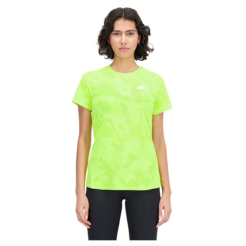 

Футболка New Balance Q Speed Jacquard, зеленый