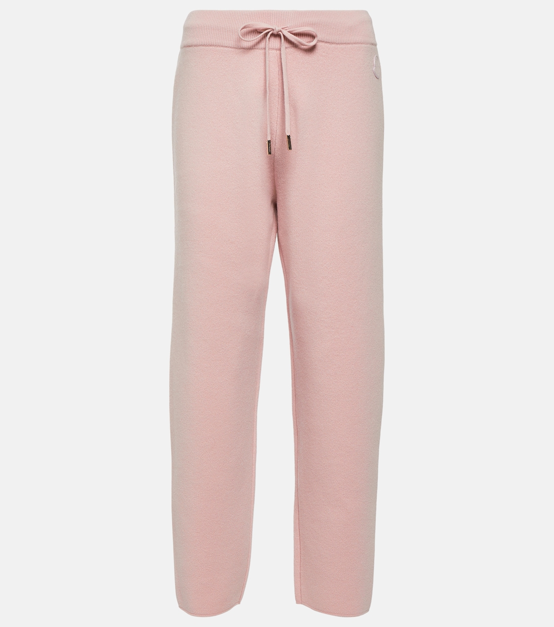 Спортивные брюки из шерсти и кашемира Moncler, розовый