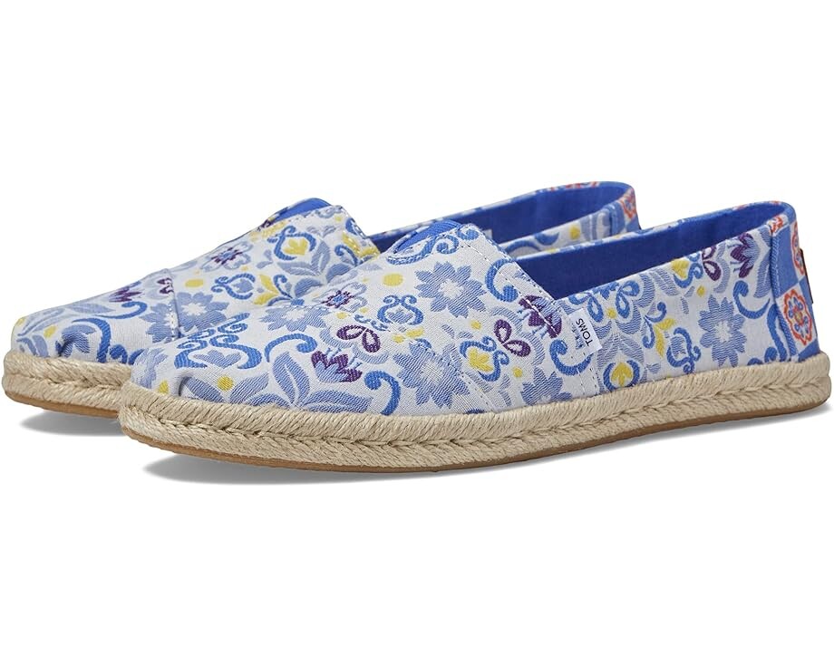 

Лоферы TOMS Alpargata Rope, синий мульти