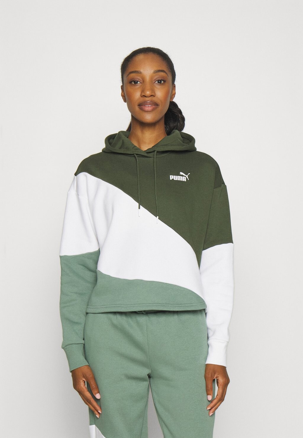 

Толстовка POWER CAT HOODIE Puma, эвкалипт