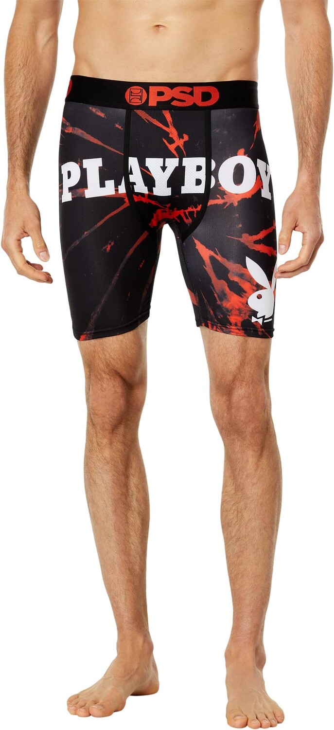 

Трусы-боксеры PSD, цвет Black/Playboy Spiral Dye