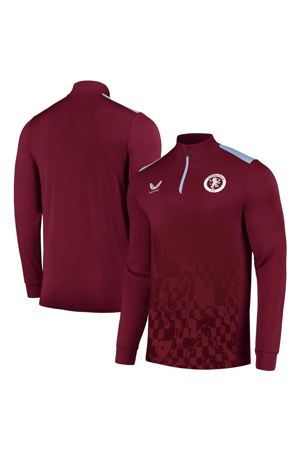 

Red Aston Villa Home Match Day Футболка среднего слоя Castore, красный