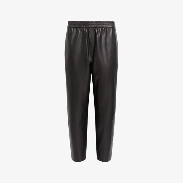 

Спортивные плавки Jen из искусственной кожи с эластичной резинкой на талии Allsaints, черный