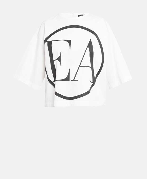 

Рубашка блузка Emporio Armani, белый
