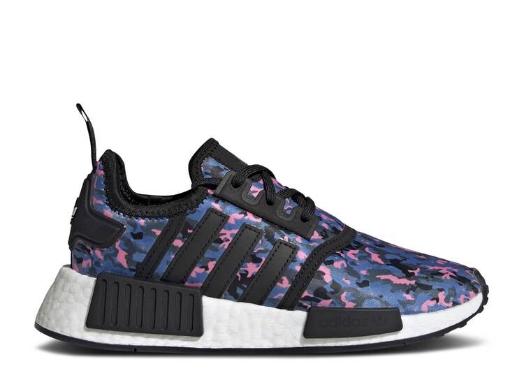 

Кроссовки Adidas NMD_R1 J 'BLUE & PINK CAMO', черный