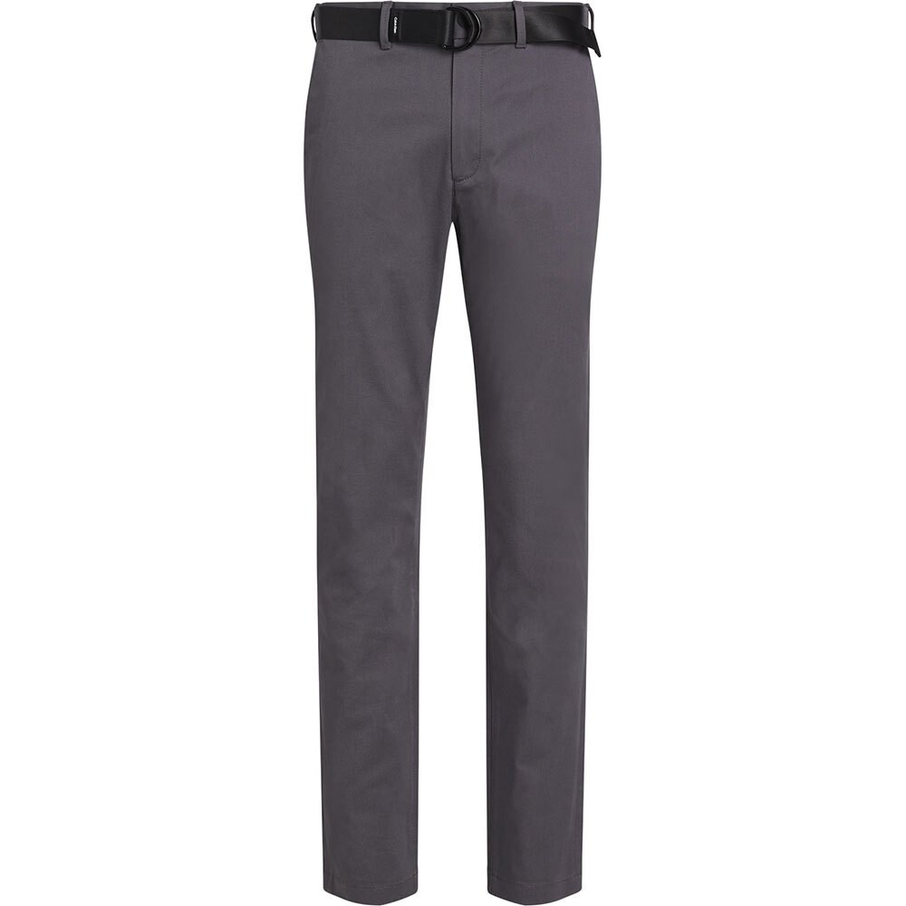 

Брюки Calvin Klein Modern Twill Slim Fit Chino, серый