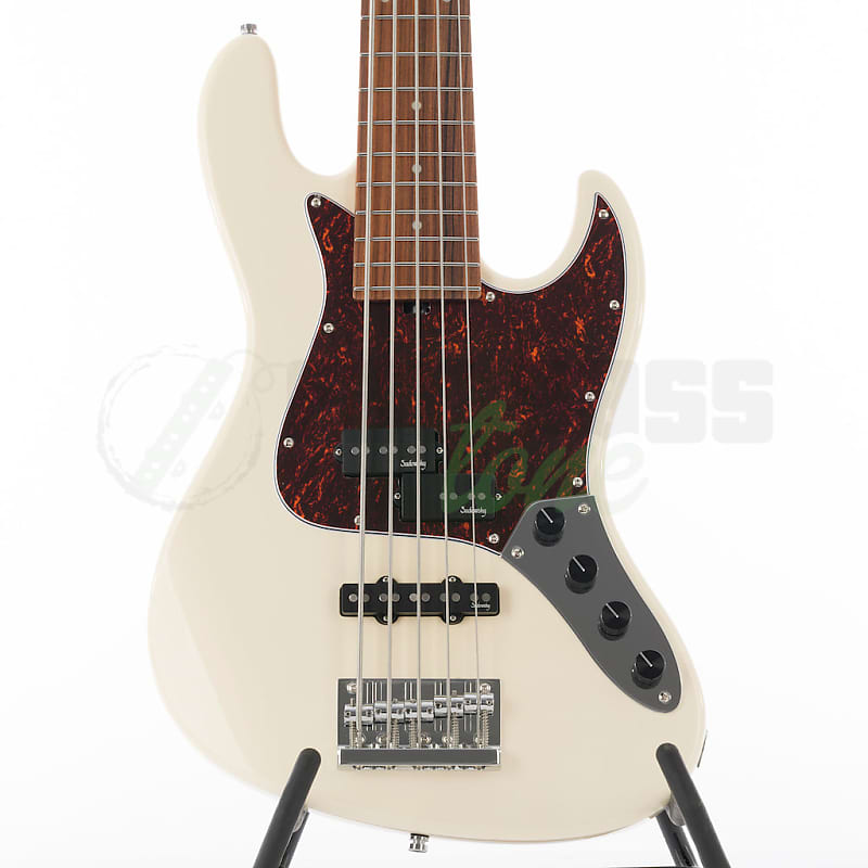 Басс гитара Sadowsky MetroExpress 21 Fret 5 String Hybrid PJ Bass - Olympic White Finish / Morado Fingerboard - FREE NORDYMUTE