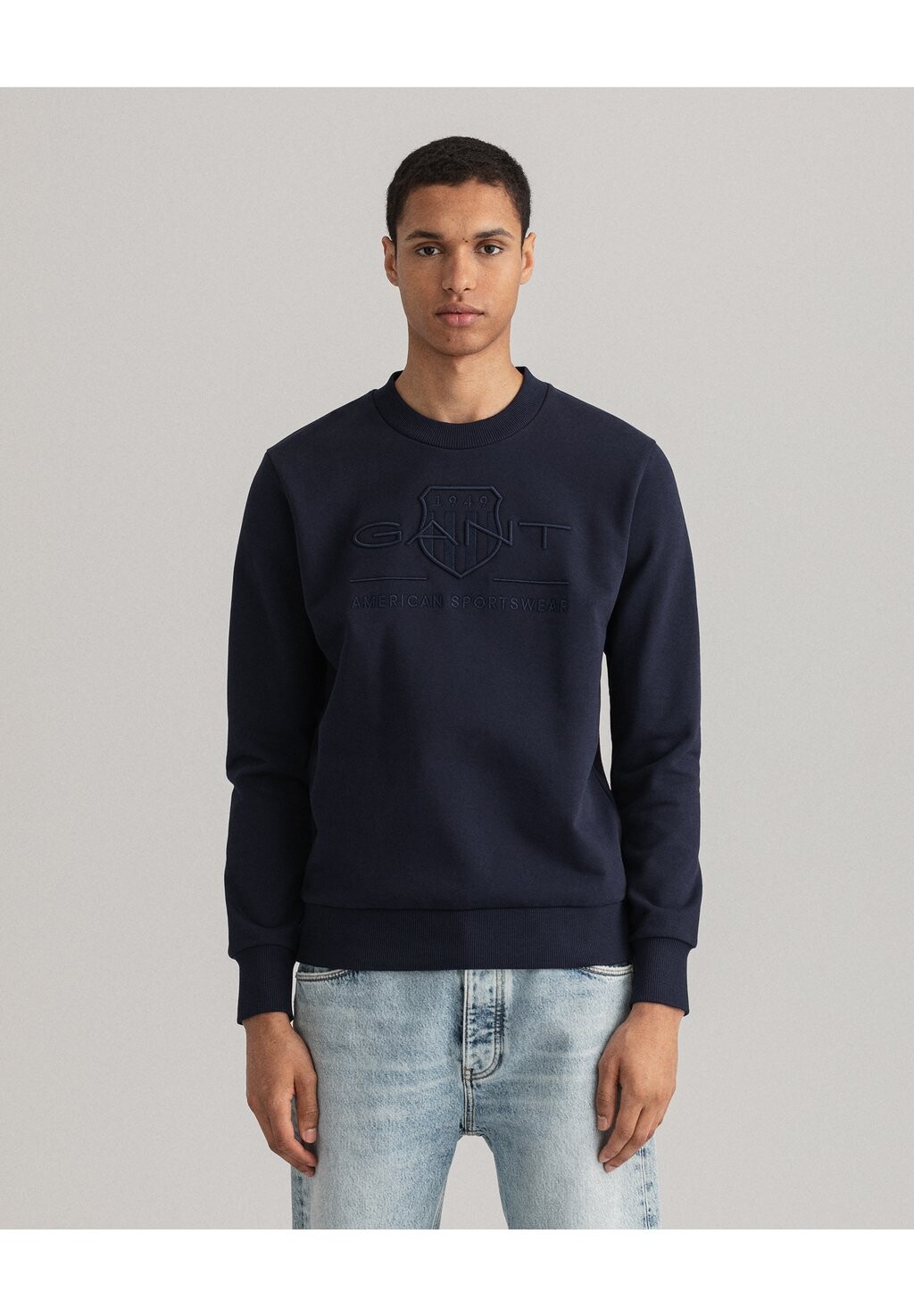 

Толстовка TONAL ARCHIVE SHIELD CREW NECK GANT, вечерний синий