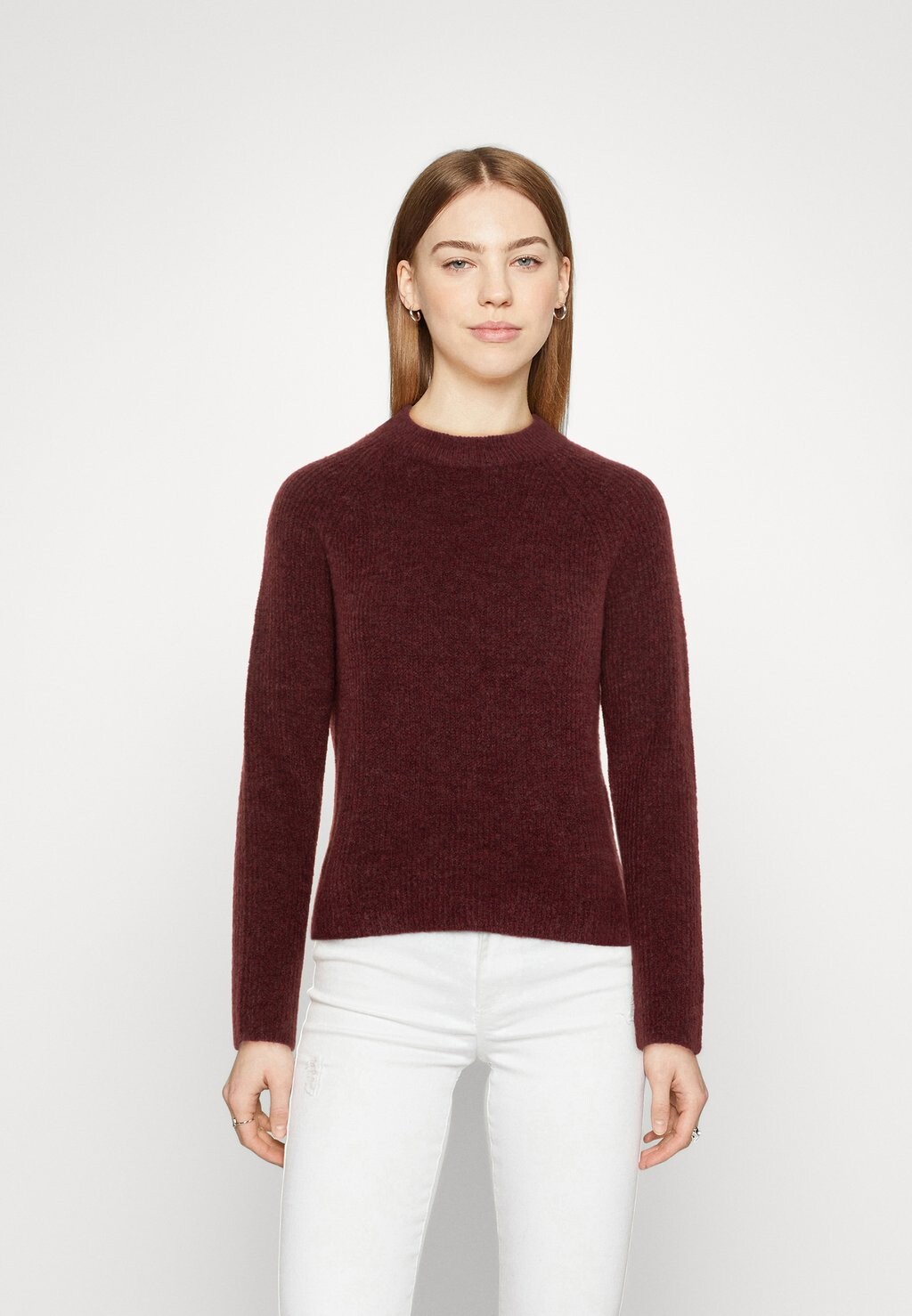 Свитшот Pieces PCELLEN O-NECK, цвет tawny port свитшот pieces pcnusa t neck цвет swamp