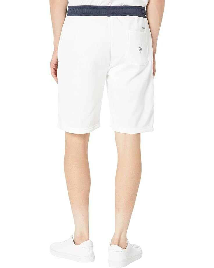 

Шорты U.S. POLO ASSN. Fleece Shorts w/ Contrast, белый