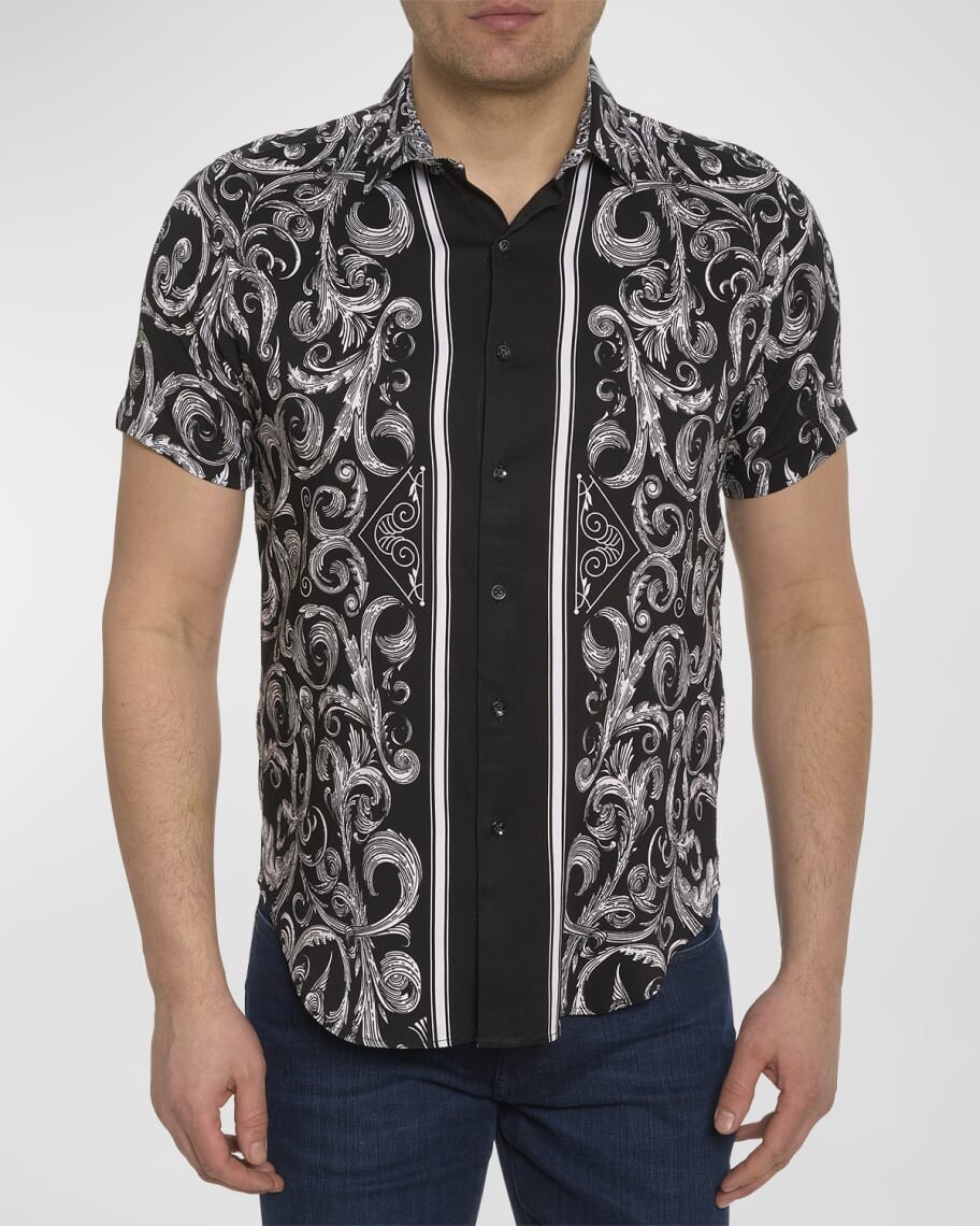 

Мужская рубашка с коротким рукавом Skull Vision Robert Graham