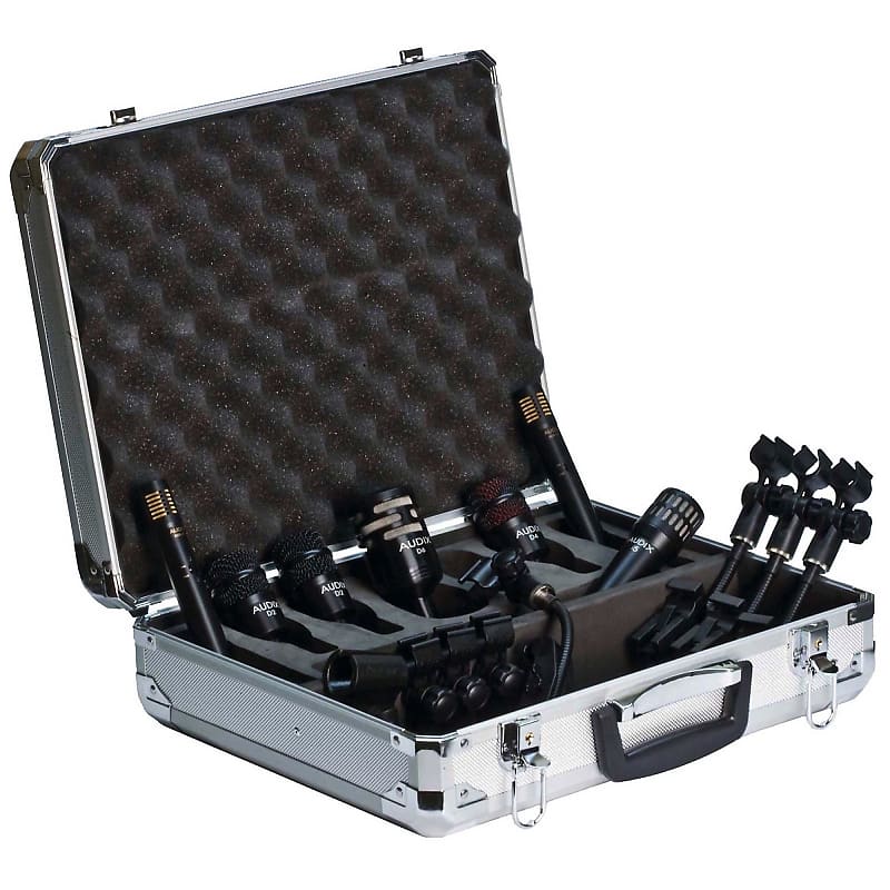 Комплект барабанных микрофонов Audix DP7 7-Piece Drum Microphone Package комплект микрофонов для ударных audix dp7