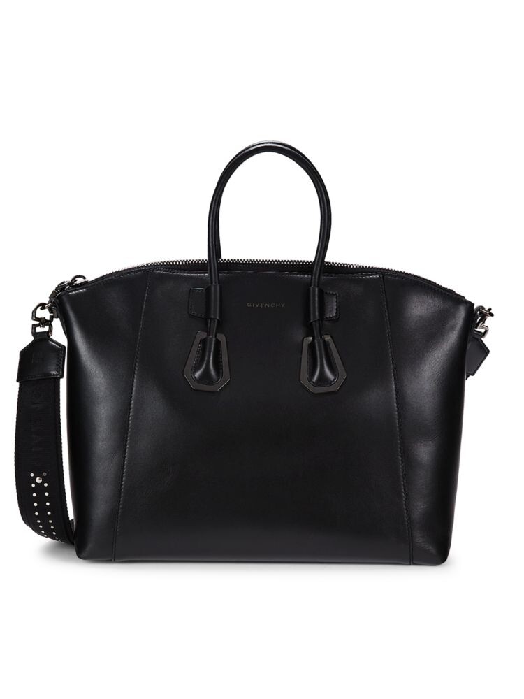 

Кожаная сумка с верхней ручкой Givenchy, черный