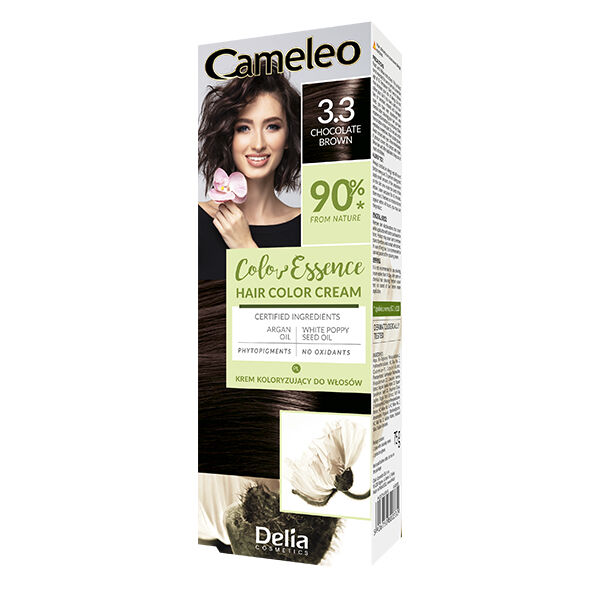 цена Краска для волос крем-3.3 шоколадно-коричневый Delia Cameleo Color Essence, 75 гр