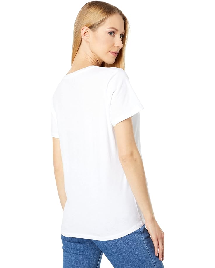 

Футболка Majestic Filatures Cotton Silk Touch Semi Relaxed Short Sleeve Crew Neck Tee, цвет Blanc