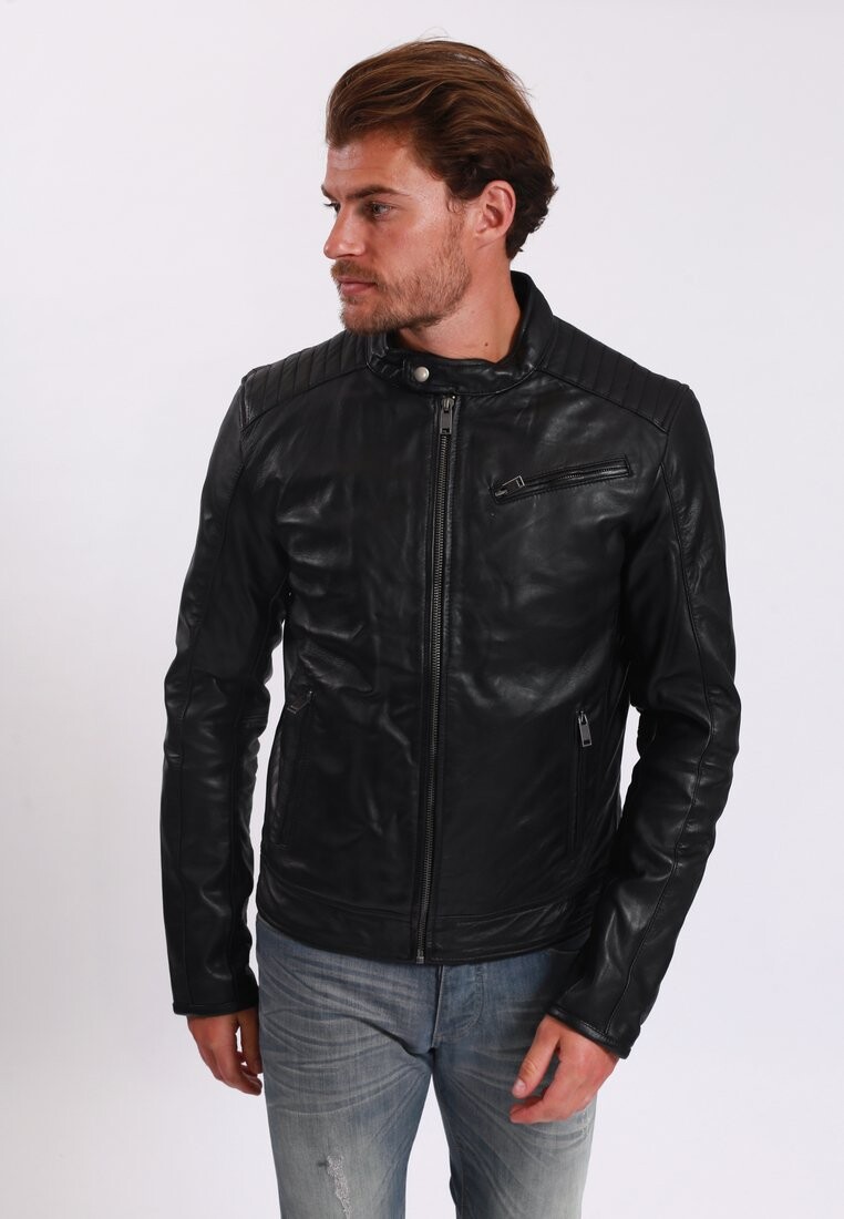 

Кожаная куртка Lee Cooper, черный