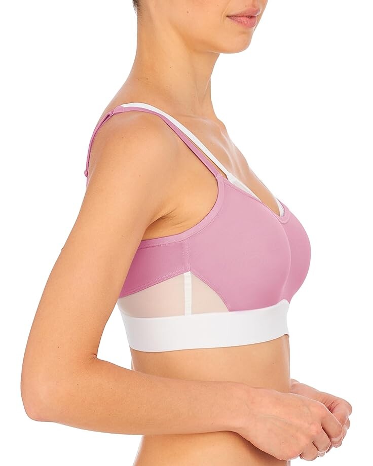 

Бюстгальтер Natori Gravity Contour Underwire Sport Bra, цвет Freesia/Bright White
