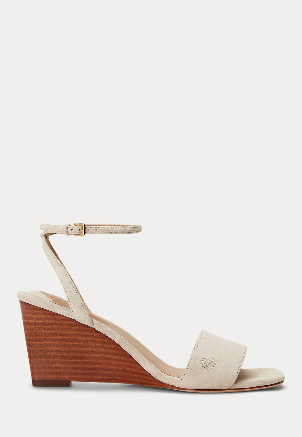 Сандалии на танкетке Lauren Ralph Lauren KATHERINE SANDALS WEDGE, цвет explorer sand сумочка lauren markberg цвет sand