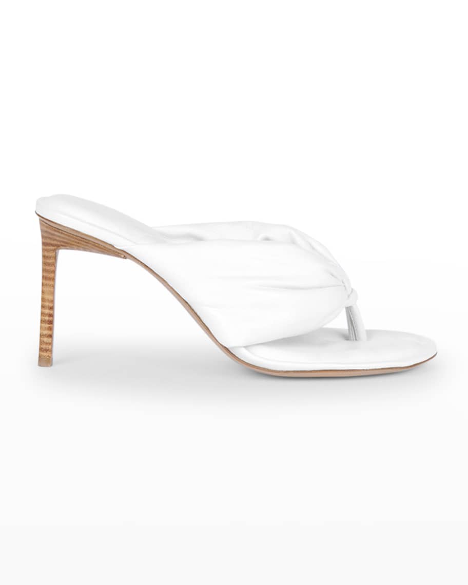 

Пухлые стринги из кожи ягненка Les Sandales Nocio Jacquemus