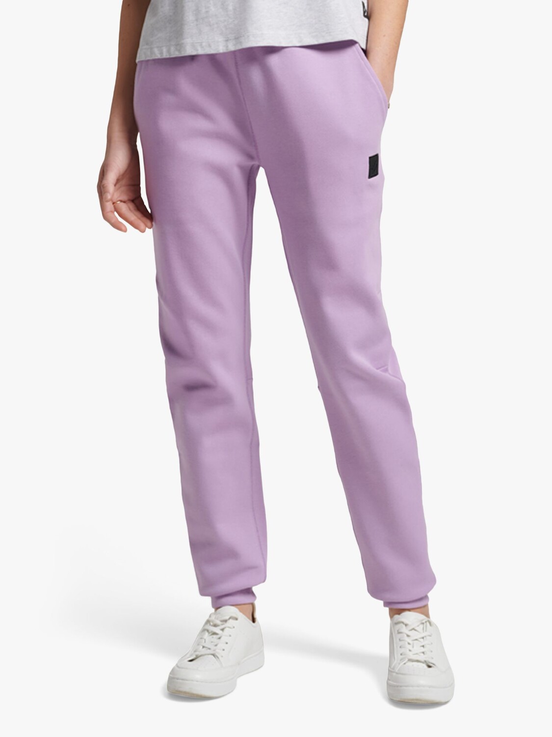 

Джоггеры из хлопковой смеси Superdry Slim Tech, светло-сиреневый, Фиолетовый
