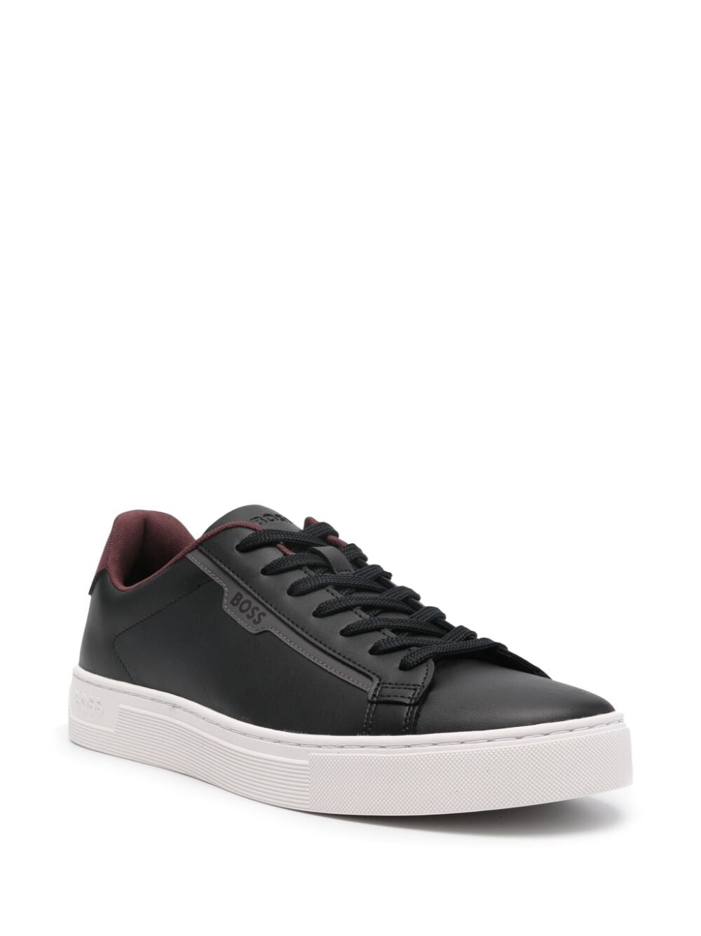 

Мужские кроссовки Hugo Boss Rhys Cupsole с маленьким логотипом, черный