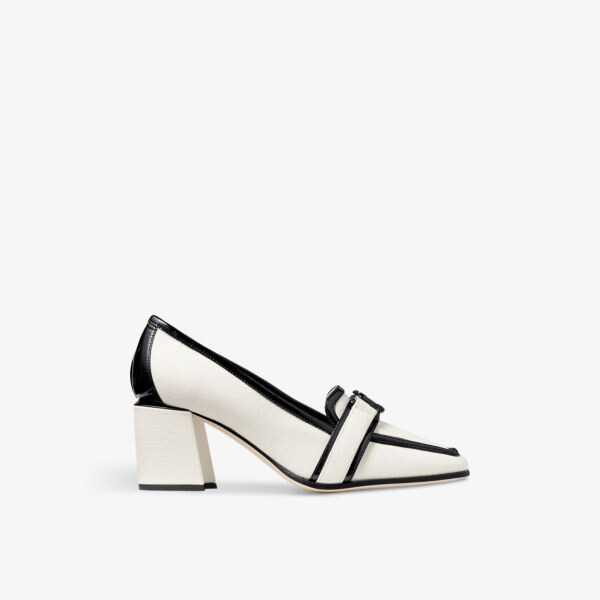 

Туфли evin 65 на плетеном каблуке с квадратным каблуком Jimmy Choo, черный