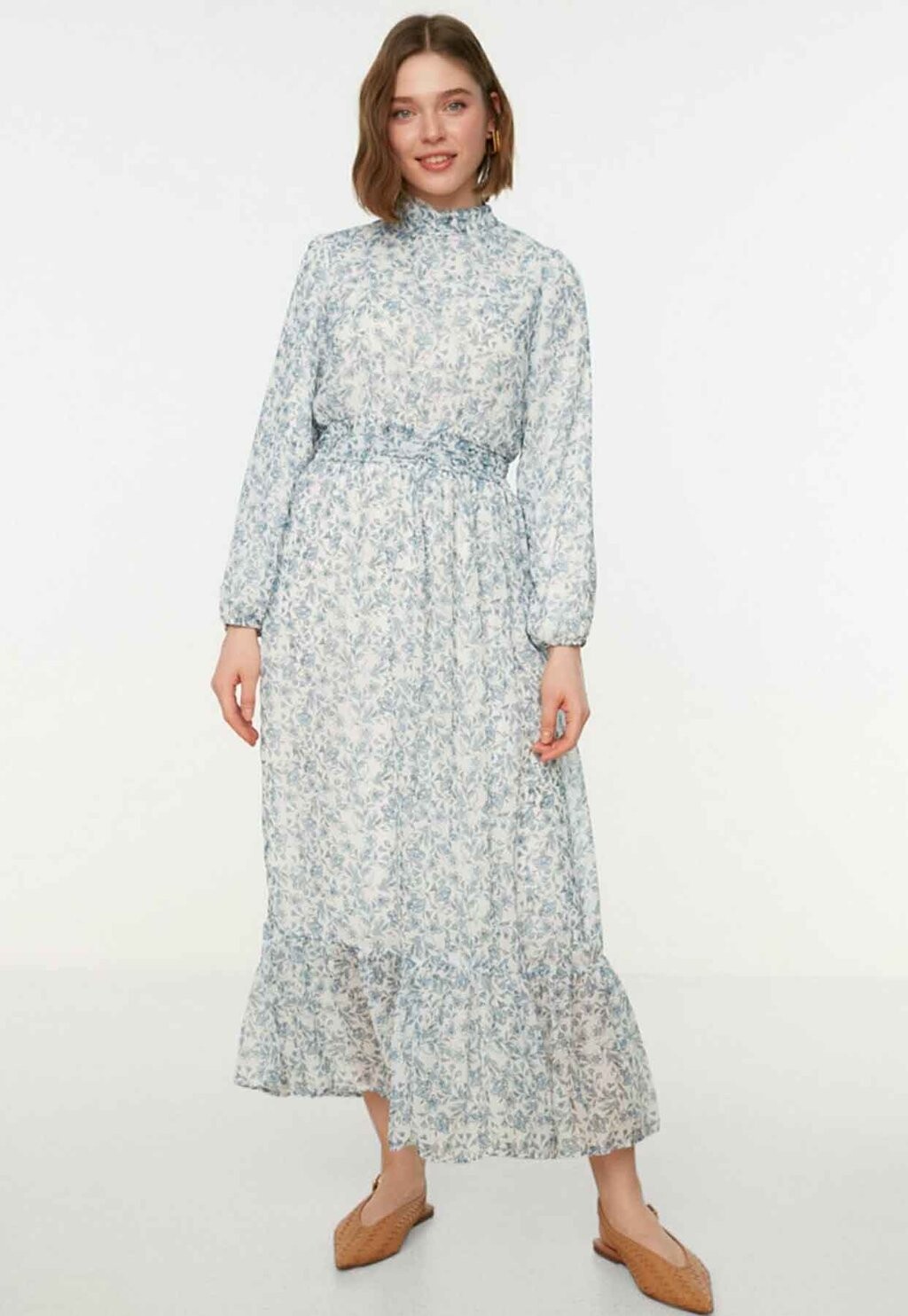 

Летнее платье Trendyol Modest, синий