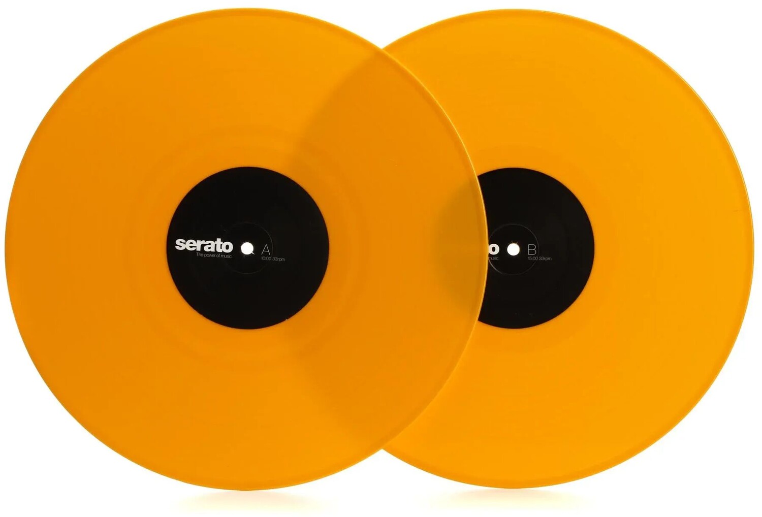 

Пара виниловых панелей Serato Control 12 дюймов — однотонный желтый