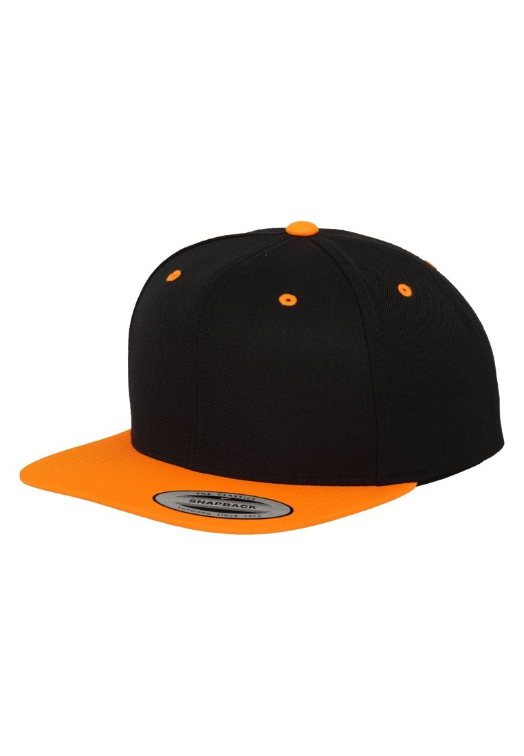 Бейсболка CLASSIC SNAPBACK 2-TONE Flexfit, цвет black/orange бейсболка classic snapback 2 tone flexfit цвет black turquoise