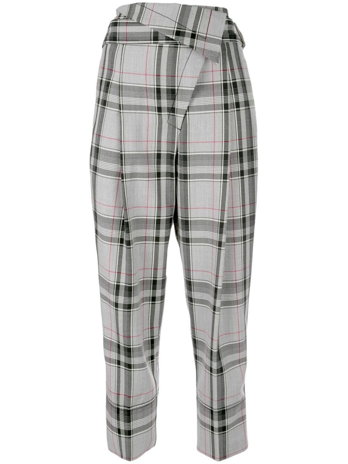 

3.1 Phillip Lim зауженные брюки в клетку, серый