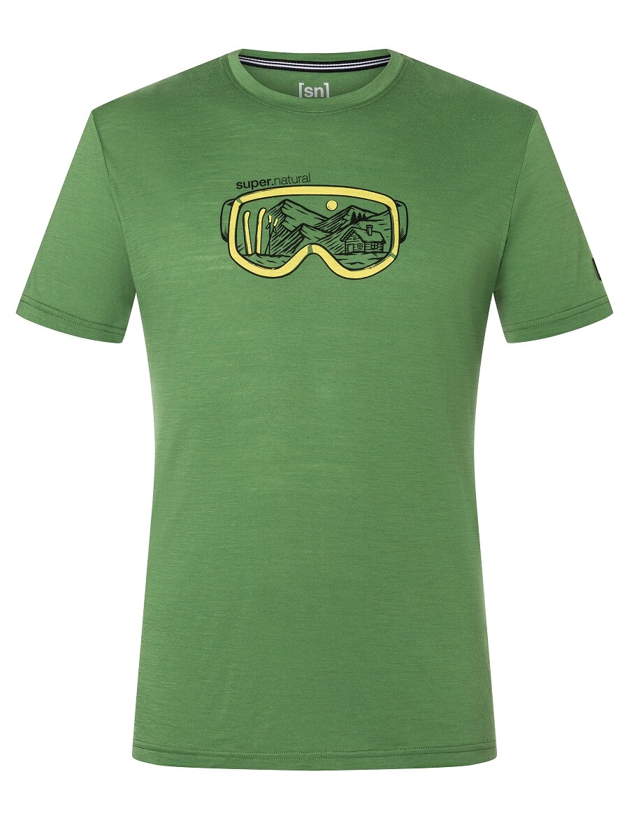 

Рубашка super.natural Merino T Shirt, зеленый