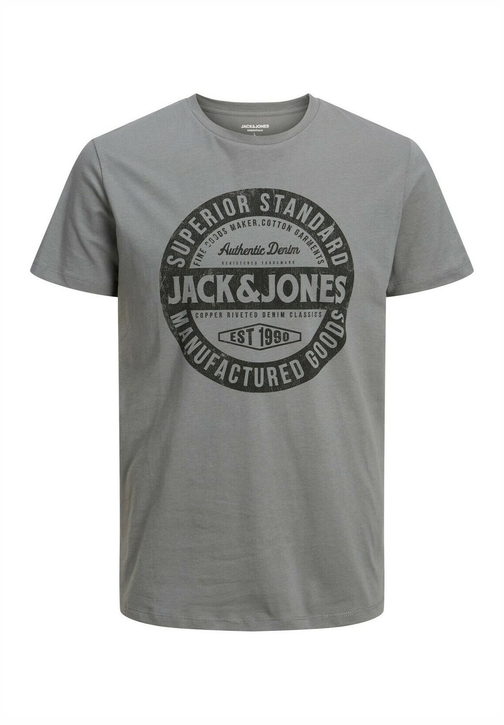 

Футболка с принтом Jack & Jones, серый