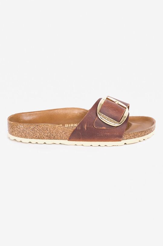 

Шлепанцы Madrid с большой пряжкой. Birkenstock, коричневый