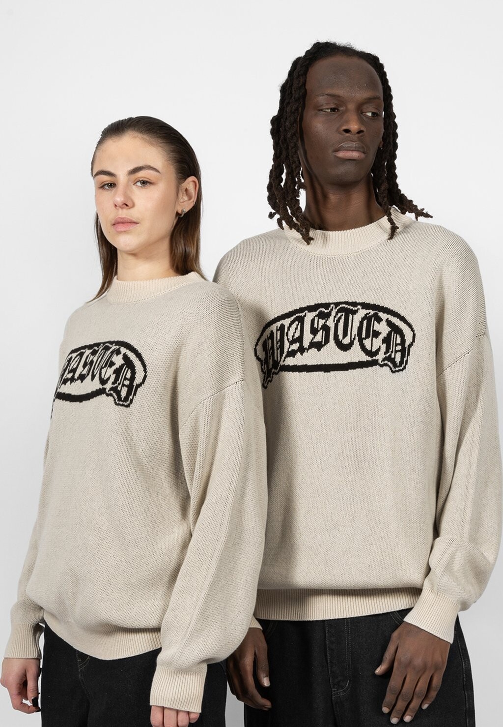 

Вязаный свитер SQUAD UNISEX Wasted Paris, цвет sahara